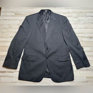 Jos. A. Bank Mens Charcoal Gray Wool Classic Fit Sport Coat Blazer Jacket 42R